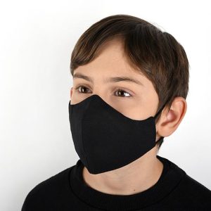 Детска предпазна маска за лице черно 1
